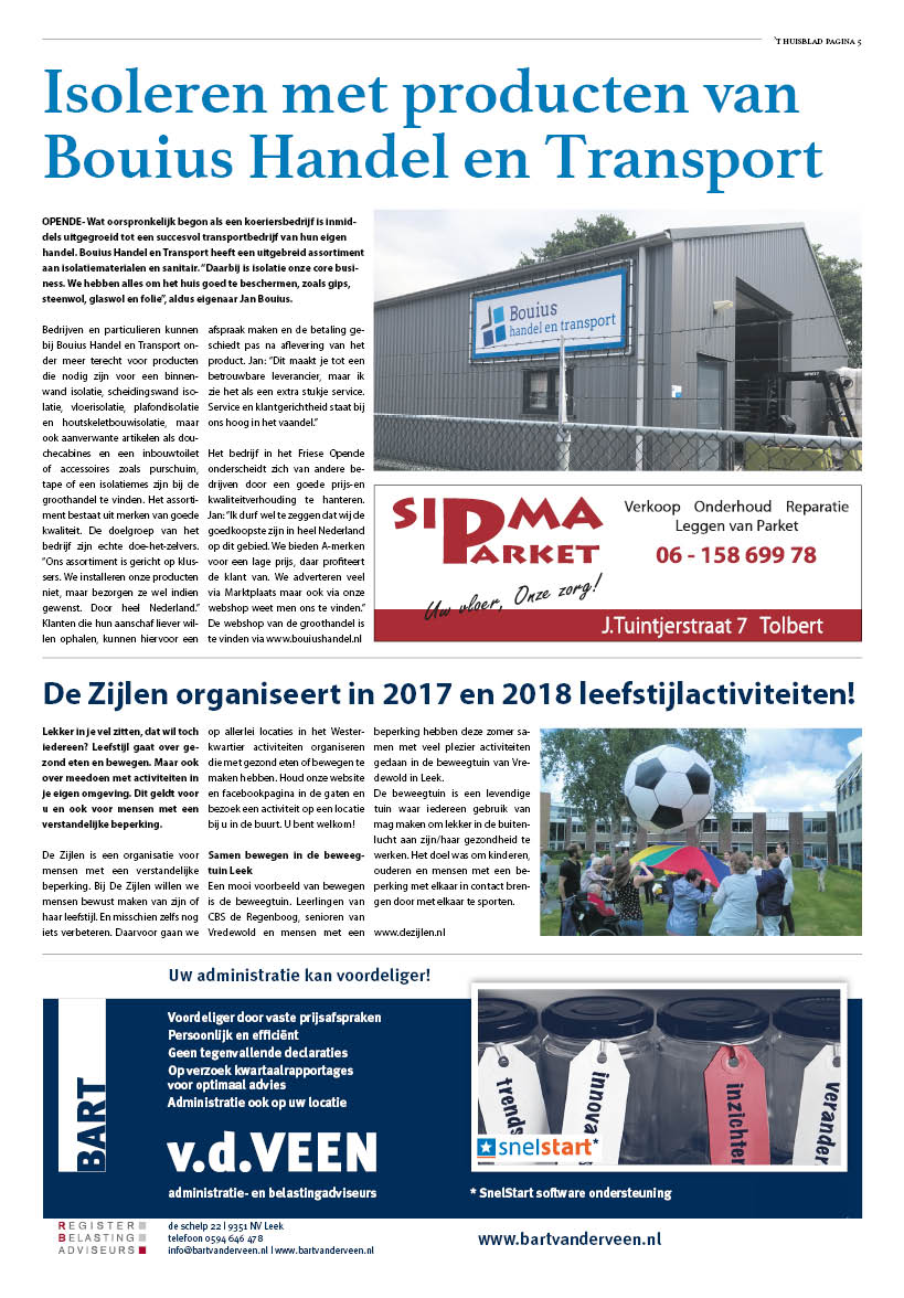 't Huisblad oktober 2017 - pagina 5